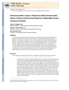 NIH Public Access Author Manuscript J Homosex. Author manuscript; available in PMC 2011 September 1.