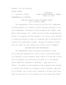 Criminology / Anti-psychiatry / Involuntary commitment / Addington v. Texas / Sexually violent predator laws / Legal burden of proof / Foucha v. Louisiana / Law / Psychiatry / Mental health law