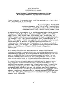 Biofuels / Liquid fuels / Emission standards / Fuels / Low-carbon economy / Low-carbon fuel standard / California Air Resources Board / Biodiesel / Hydrogen vehicle / Environment / Energy / Sustainability