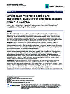 Feminism / Forced migration / Violence / Rape / Abuse / Domestic violence / Internally displaced person / War rape / Refugee / Gender-based violence / Violence against women / Ethics