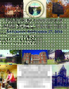 PASSAIC COUNTY HISTORY FAIR 2014 S ATURDAY , S EPTEMBER 27, [removed]AM—4 PM Will be held at LAMBERT CASTLE