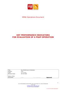    	
   EENA Operations Document