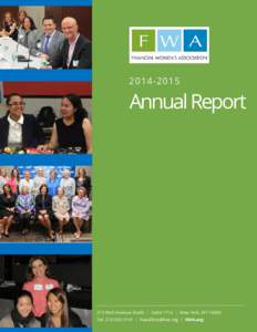Annual Report 215 Park Avenue South | Suite 1712 | New York, NYTel:  | fwaoﬃ | FWA.org