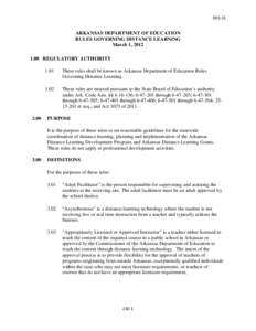 Education in Arkansas / Alternative education / E-learning / Arkansas Department of Education / Arkansas Department of Education Distance Learning Center / Office of Distance Education / Education / Distance education / Educational technology