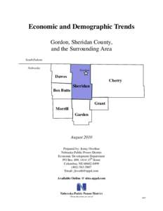 Sheridan County / Labor force / Geography of the United States / Nebraska / Sheridan /  Wyoming
