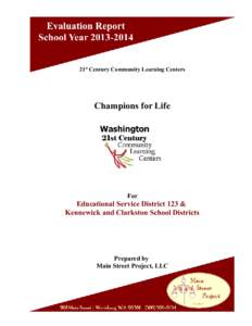 21st Century Community Learning Centers  Champions for Life For