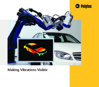 Laser Vibrometer,  Laser Scanning Vibrometer Brochure