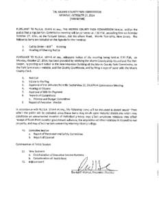 MORRIS COUNTY PARK COMMISSION Meeting Date: October 27, 2014 BE IT HEREBY RESOLVED that the bills shown on the Summary below and appended pages were authorized for payment by resolution at a meeting of the Morris County