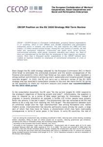 EU2020 midterm rev CECOP position_EN_HR