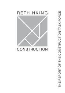 Process management / Management / Benchmarking / Strategic management / Lean manufacturing / Best value / Quality management / Energy service company / Egan Report / Construction / Building / Architecture