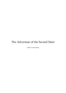 Fiction / Dr. Watson / Inspector Lestrade / The Adventure of the Abbey Grange / Detective fiction / The Adventure of the Reigate Squire / The Adventure of the Norwood Builder / The Adventure of the Second Stain / London in fiction / Sherlock Holmes