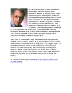 Microsoft Word - Dr Fountain Bio.docx