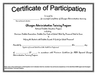 Microsoft Word - Glucagon Certificate of Participation