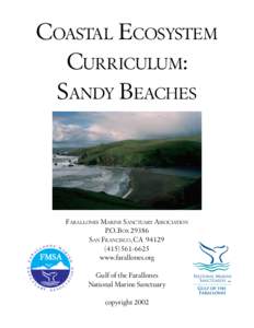 COASTAL ECOSYSTEM CURRICULUM: SANDY BEACHES r