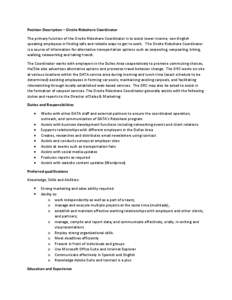 Microsoft Word - Onsite Rideshare Job Description May 2014.docx