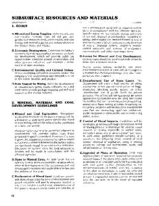Occupational safety and health / Mineral exploration / Mineral rights / Wetland / Earth / Title 30 of the United States Code / Mineral Leasing Act / Law / Environment / Mining