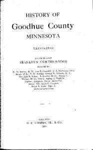 HISTORY OF  Goodhue County