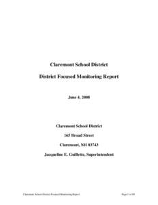 Microsoft Word - Claremont Final FM Report