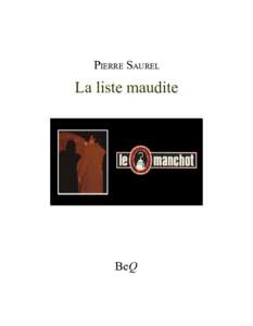 PIERRE SAUREL  La liste maudite BeQ