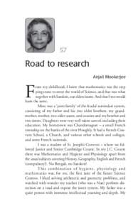 57  Road to research
