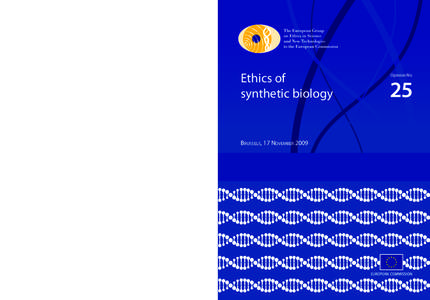 KAAJ090253AC  Ethics of synthetic biology Ethics of synthetic biology