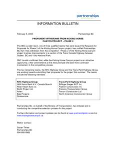 S&P/TSX Composite Index / SNC-Lavalin / Trans-Canada Highway / Golden /  British Columbia / Yoho National Park / Lavalin / Kicking Horse / Canada / Kiewit Corporation / Economy of Canada / Columbia Valley / S&P/TSX 60 Index