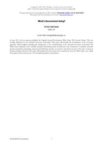 Costigan, K[removed]BOU Proceedings – Ecosystem services: do we need birds?  http://www.bou.org.uk/bouproc-net/ecosystem-services/costigan.pdf This paper forms part of the proceedings from the BOU conference Ecosystem 