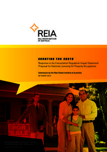Reia / Real estate appraisal / Real estate in Puerto Rico / Estate agent / National Competition Policy / Business / Marketing / Real estate / Real estate broker / Economics