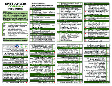 Sodium hypochlorite / Xylene / Toluene / Paint stripper / Benzene / Ethyl acetate / Detergent / Trichloroethylene / Hypochlorite / Chemistry / Soil contamination / Solvent