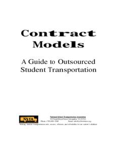 Contract Models A Guide to Outsourced Student Transportation  National School Transportation Association