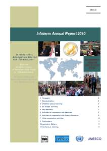 2011_01  Infoterm Annual Report 2010 I NTERNATIONAL I NFORMATION C ENTRE