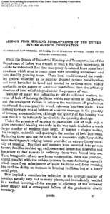 Lessons from housing developments of the United States Housing Corporation Frederick Law Olmsted Jr. Monthly Labor Review 8 (May 1919):27-38.