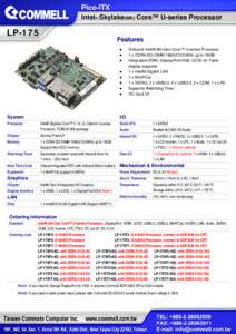 Microsoft Word - LP-175_Datasheet.doc