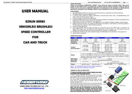 Microsoft Word - 3_ HW-13-V2-带好盈LOGO   User Manual of Speed Controller_eZRun Series__20090320.doc