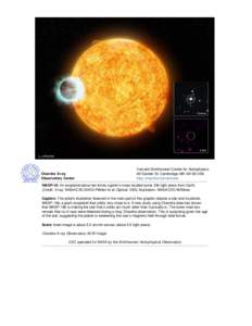 Exoplanetology / Observational astronomy / Plasma physics / Chandra X-ray Observatory / Extrasolar planet / Astrophysics / WASP-18b / X-ray astronomy / American Astronomical Society 215th meeting / Astronomy / Planetary science / Space