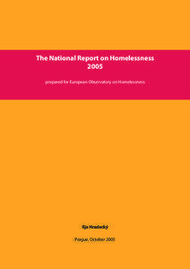 The National Report on Homelessness 2005