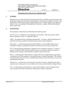 Industrial hygiene / Occupational Safety and Health Administration / Personal protective equipment / Fall arrest / Occupational safety and health / Grain Inspection /  Packers and Stockyards Administration / Climbing protection / Safety / Security / Risk