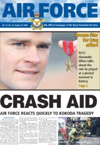 AIR FORCE Vol. 51, No. 15, August 20, 2009 The official newspaper of the Royal Australian Air Force  Bronze Star