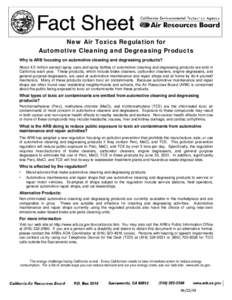 Fact Sheet:  [removed]Automotive Maintenance and Repair Facilities