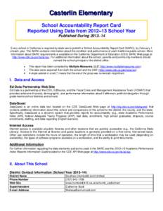 Education policy / No Child Left Behind Act / Academic Performance Index / Adequate Yearly Progress / Penn Manor School District / Centennial High School / Education / Standards-based education / 107th United States Congress