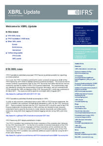 XBRL Update From the IFRS Foundation July[removed]Welcome to XBRL Update