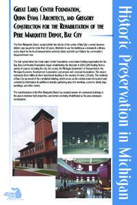 Pere Marquette / Western Michigan / Marquette /  Michigan / Bay City /  Michigan / CSX Transportation / Jacques Marquette / Pere Marquette Rail-Trail / Geography of Michigan / Michigan / Transportation in the United States