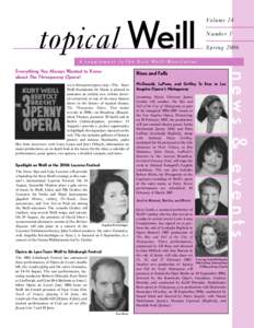 topical Weill  Volume 24 Number 1 Spring 2006
