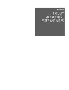 Section 7  Faculty, Management, Staff, And MAps