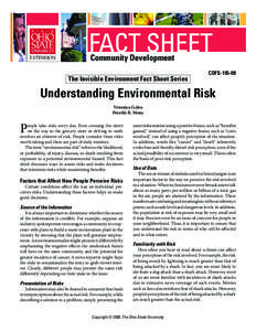 Understanding Environmental Risk