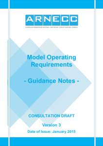 MOR Guidance Notes Version 3 Consultation Draft
