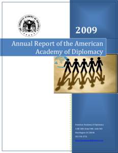 Annual Report of the American Academy of Diplomacy