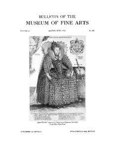 BULLETIN OF THE  MUSEUM OF FINE ARTS
