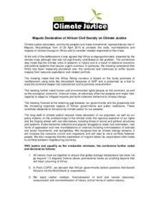 Microsoft Word - EN- Final Maputo Declaration on Climate Justice