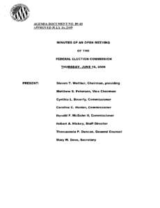 Cynthia L. Bauerly / Politics / Steven T. Walther / Joh Bjelke-Petersen / Petersen / Quorum / Government / Donald F. McGahn II / Year of birth missing / Federal Election Commission